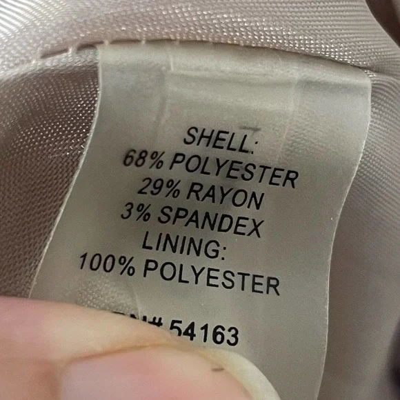 Calvin Klein Tan Woven Pleaded Front Tie Sleeveless Dress Size 4 - Picture 9 of 10